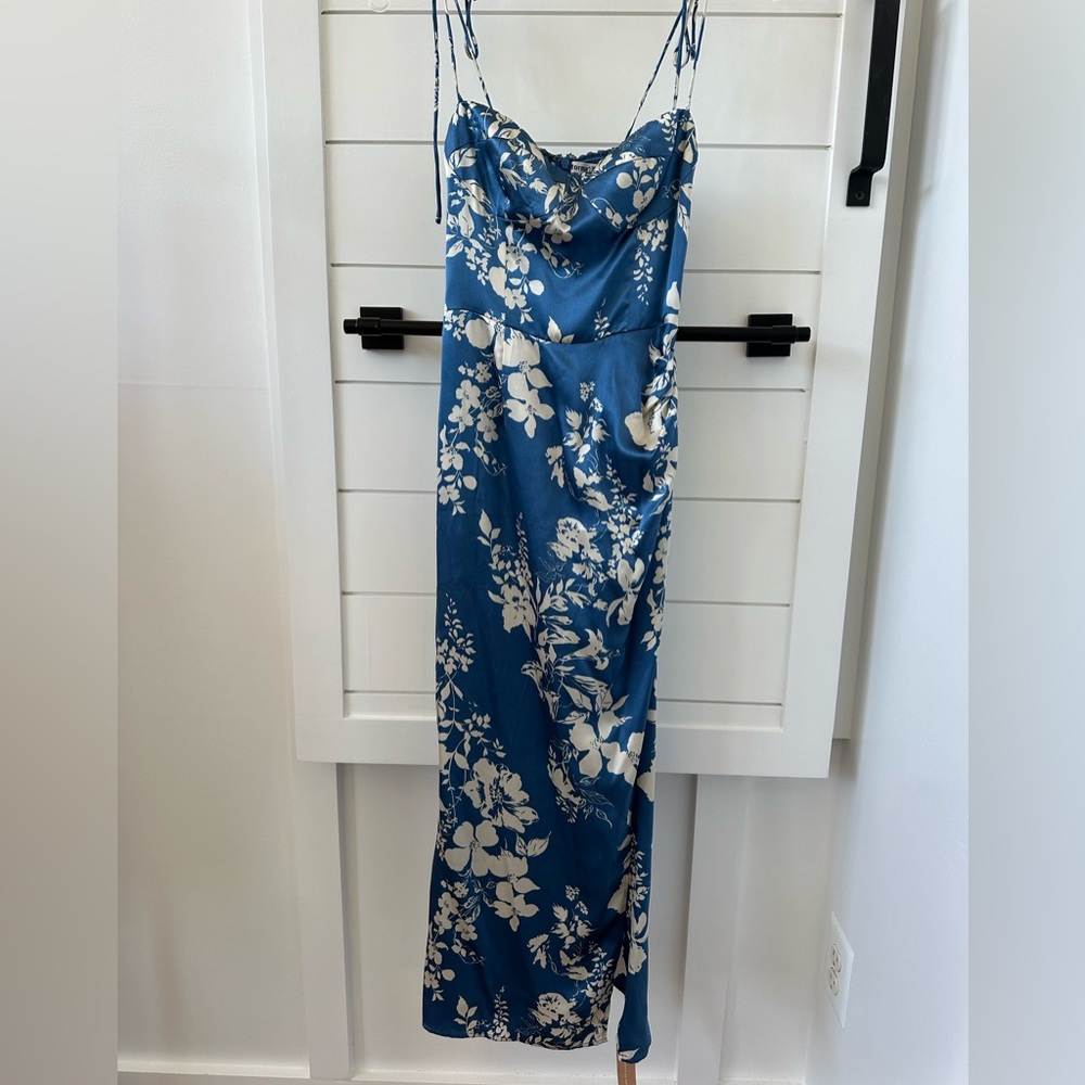 Reformation Marguerite Silk Dress